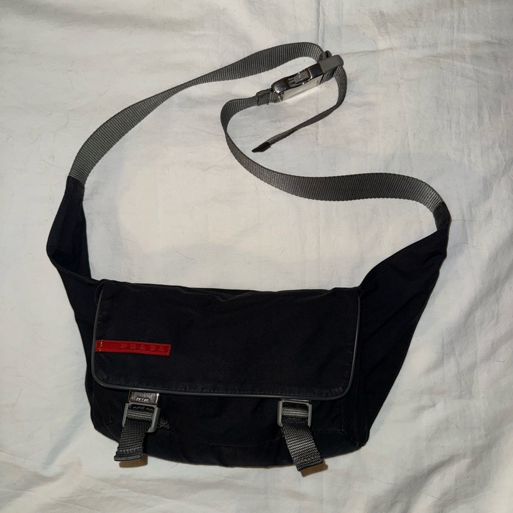 PRADA SPORTS Waist Bag Art.4VA573 Nylon Black